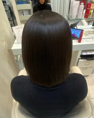 ショート 縮毛矯正 ゆきのヘアスタイル