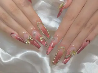 ロング m  nail 新石切のネイルデザイン