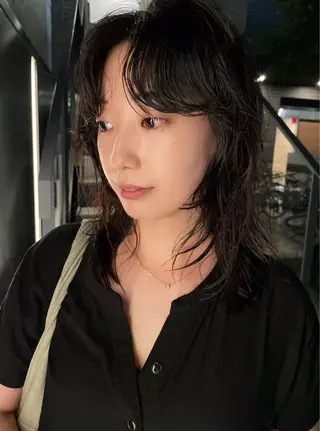 ミディアム パーマ sano rikitoのヘアスタイル