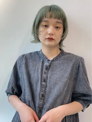 ショート カラー 🥃ベージュ/ ボブ🥃Yujiroのヘアスタイル