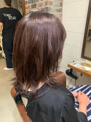 セミロング ショート🌼パーマ 本間正子のヘアスタイル