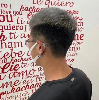 ショート カラー メンズ CREAPY所属・CREAPY　日向野 利菜のヘアスタイル