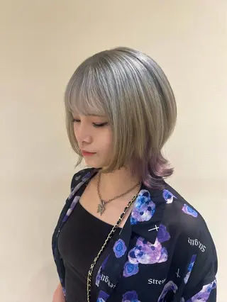 ミディアム トバ ショウゴのヘアスタイル