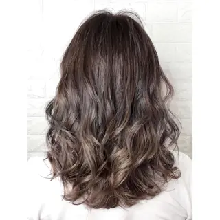 ミディアム カラー KIZU 髪質改善 オカルト怪談のヘアスタイル