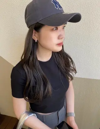 ロング カラー 透明感カラー/ 小顔カット/ミヅキのヘアスタイル