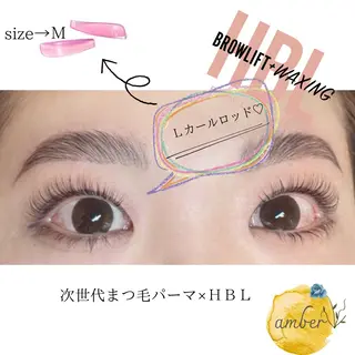 アイブロウ amber十日市🌕 MISAのマツエク・マツパデザイン