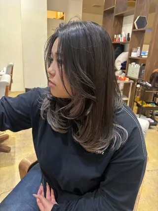 ミディアム 伊藤 優衣 /カットモデル名古屋のヘアスタイル