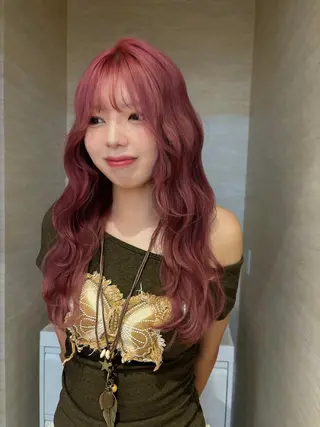 ロング カラー トレンドヘア ♥kanaのヘアスタイル