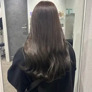ロング カラー 髪質改善/縮毛矯正/ 暖色カラー🎀🪞のヘアスタイル
