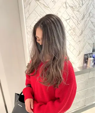 ロング カラー ヘアアレンジ 🎗秋山勇 /三宮指名No.1のヘアスタイル