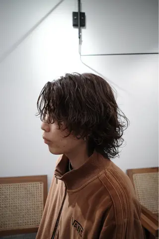 パーマ メンズ AMBERGLEAM Hair&Cloth Yoga所属・Ryo☘縮毛矯正/ パーマ/ブリーチ/のヘアスタイル