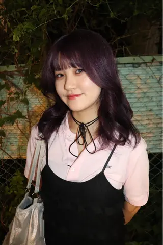 セミロング カラー ヘアアレンジ @kyoniyy KYONIのヘアスタイル