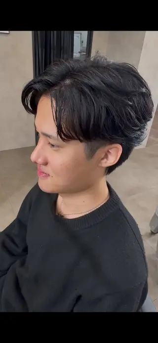 ショート わだ リュウシンのヘアスタイル