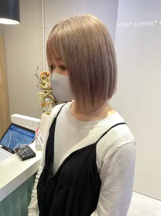 ミディアム ボブ/レイヤー 🌟梅田盛一🌟のヘアスタイル