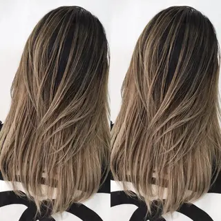 ロング カラー LUSTRE クロサワのヘアスタイル