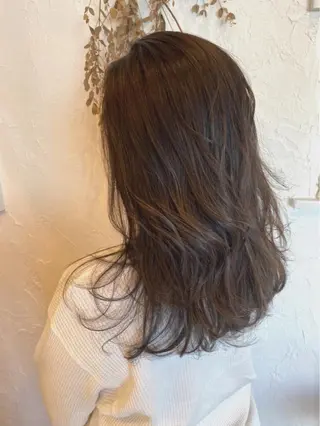 ミディアム カラー パーマ ヘアアレンジ メンズ ネイル 美容室 ソンリエのヘアスタイル