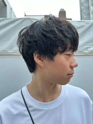パーマ メンズ 似合わせカット /パーマ岡本淳平のヘアスタイル