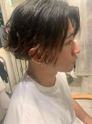 パーマ メンズ 小沼采唯👧🏼 海好きオヌちゃんのヘアスタイル