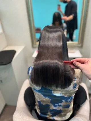 セミロング Haru 新宿【ハル】所属・⚜髪質改善東京 エリア1🏅マコト⚜のヘアスタイル