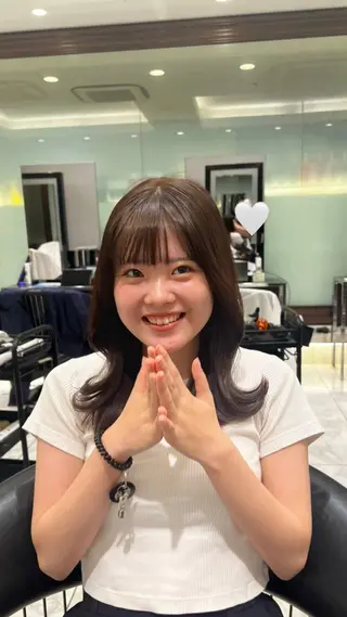 セミロング カラー 大人girly／ 銀座RINOSEのヘアスタイル