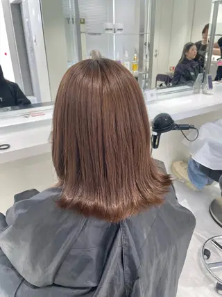 カラー ♡艶髪ブラウン himi♡のヘアスタイル