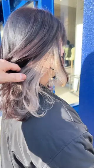 セミロング カラー Mirror'所属・ショート/韓国ヘア 押本恵一のヘアスタイル