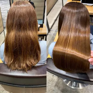 セミロング ⚡️髪質、美髪矯正 ⚡️香村優弥のヘアスタイル