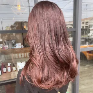 セミロング カラー 透明感カラー/パーマ 🌀アオノのヘアスタイル