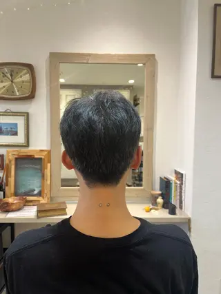 ショート メンズ Lamp所属・🌀メンズパーマ🌀 🐏丸山祐宇🐏のヘアスタイル