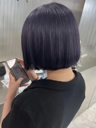 カラー 韓国風暗髪レディ 🩶KOUMI🩶のヘアスタイル