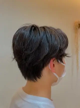 ミディアム パーマ メンズ メンズパーマ 赤司 泰樹のヘアスタイル