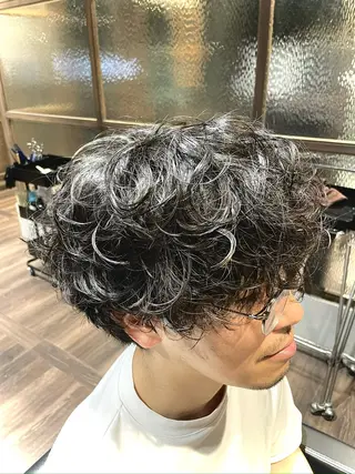 ショート メンズ メンズヘア/岩舘 真斗のヘアスタイル