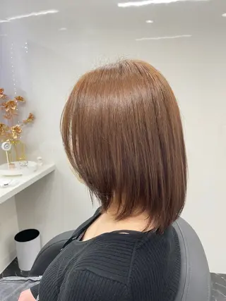 ミディアム カラー Blue所属・韓国ヘア🇰🇷 りさのヘアスタイル