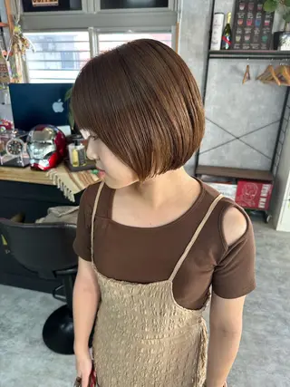 ショート C’LD hair  produce /シールドヘア所属・モテ髪/ボブ/ショー ト/アダチフウトのヘアスタイル