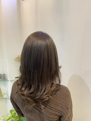 カラー 髪質改善カラー🤍 エクステ✨君島由実子のヘアスタイル