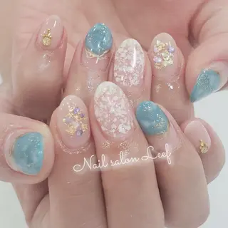 ネイル Nail leef《リーフ》所属・kahosan 𓆉のネイルデザイン