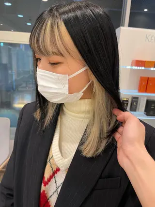 カラー 東梅田エリアカラー ヘアセットNo. 1のヘアスタイル