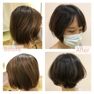 ショート カラー later登戸所属・中島 芽生のヘアスタイル