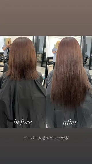 ロング カラー 梅田/韓国ヘア/ エクステ🤖ヒナのヘアスタイル