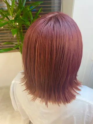 セミロング カラー JIL BLAN所属・JIL BLAN NAOのヘアスタイル