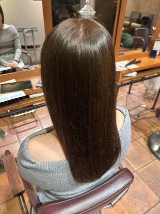 セミロング カラー Rio 🫧金沢文庫のヘアスタイル