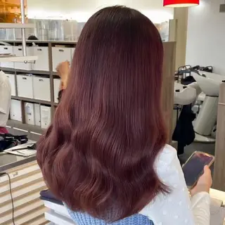 セミロング 🍑髪質改善カラー モデル募集中もも🍑のヘアスタイル