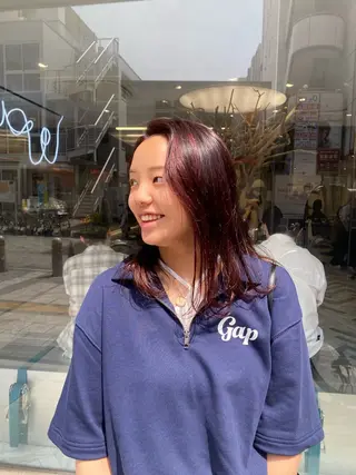 ミディアム カラー カンナ【Y2Kネイル /コーンロウ】のネイルデザイン