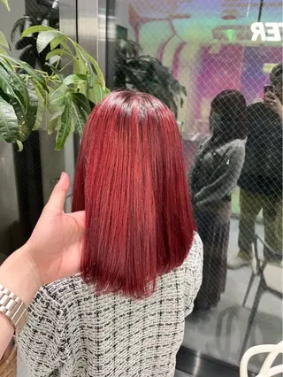 カラー 🍒暖色カラー/ FUKA🍒のヘアスタイル