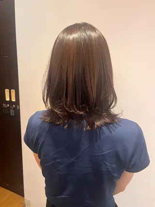 ミディアム LENAHC ist アベフミナのヘアスタイル