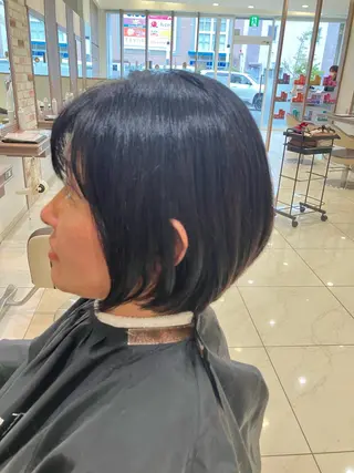 ミディアム カラー 🎃モデル🎃Ash 新杉田🎃山本のヘアスタイル
