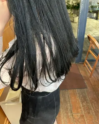 ロング カラー ヘアアレンジ 🪽艶感× hair |kazaneのヘアスタイル