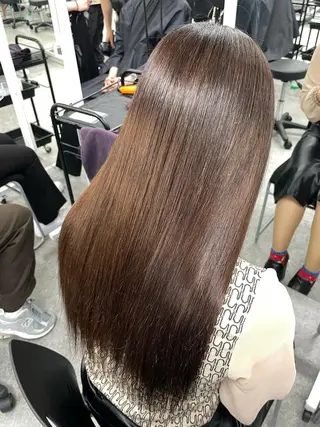 ロング 🎀🫧透明感 ピンクラベンダー💟のヘアスタイル