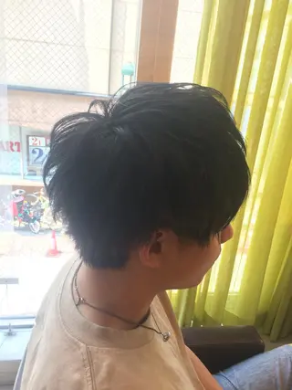 カラー パーマ ヘアアレンジ メンズ メンズパーマの巨匠 鈴木純のヘアスタイル