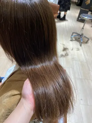 ミディアム カラー 🍼顔周りカット/ レイヤー/小川華奈のヘアスタイル